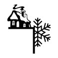 thumbnail image 4 of JJKBVCLO Christmas Decorations Door Corner Wall Sticker For Home Holiday Party Atmosphere Removable Wall Hanging, 4 of 7
