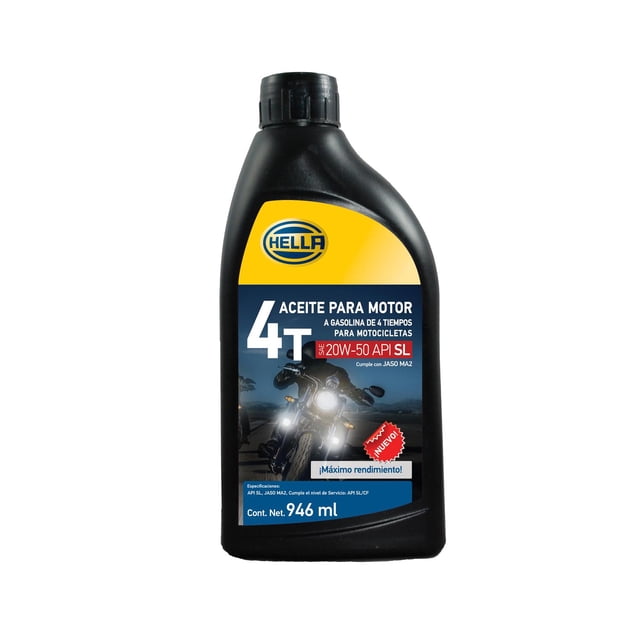 Aceite Motor 20w50 Multigrado Api SL 1 Litro HELLA Mineral