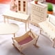 thumbnail image 3 of 1 pieza Mini cuna de casa modelo Mini cuna de madera muebles miniatura juguete para niños, 3 of 8