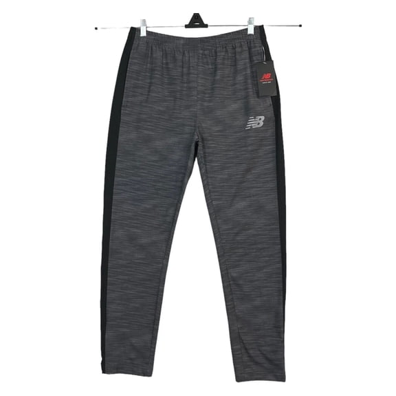 New Balance Mens Athletic Woven Jogger Pants L (32X29") Gray Relaxed Taper Fit
