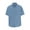 Denim Blue, variant on Men's Big And Tall Button Down Short Sleeve Poplin Shirt, BLACK, LT