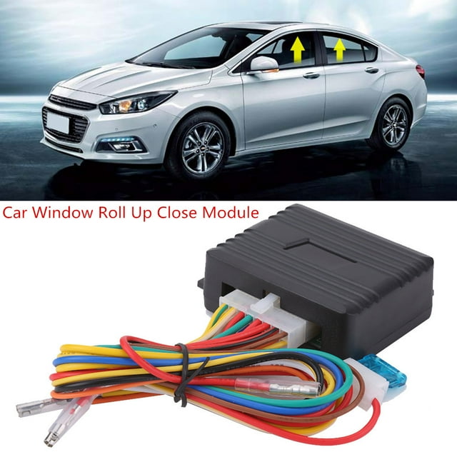 Garosa Module de Fermeture Enroulable Universel 12V pour Fenêtres Auto à 4 Portes, Fermeture de Fenêtre à 4 Portes
