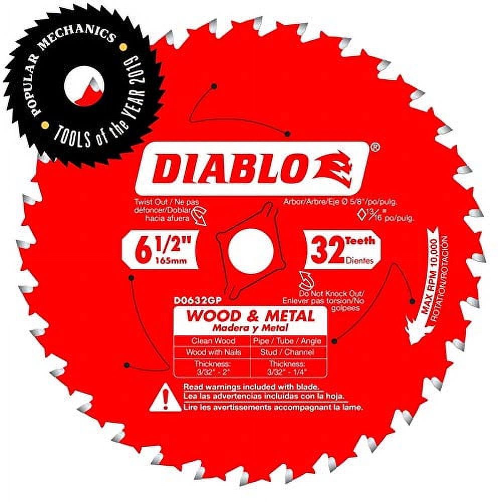 WD&MTL BLD 6-1/2"32T CD