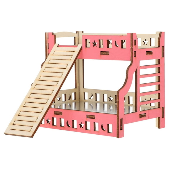 Soimiss Pet Cage Toy Hamster Wood Platform Wood 1Pcs