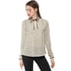 thumbnail image 3 of Blusa con cuello con volantes y lazo Allegra K para mujer manga larga campana vintage Albaricoque-Lunares S, 3 of 6