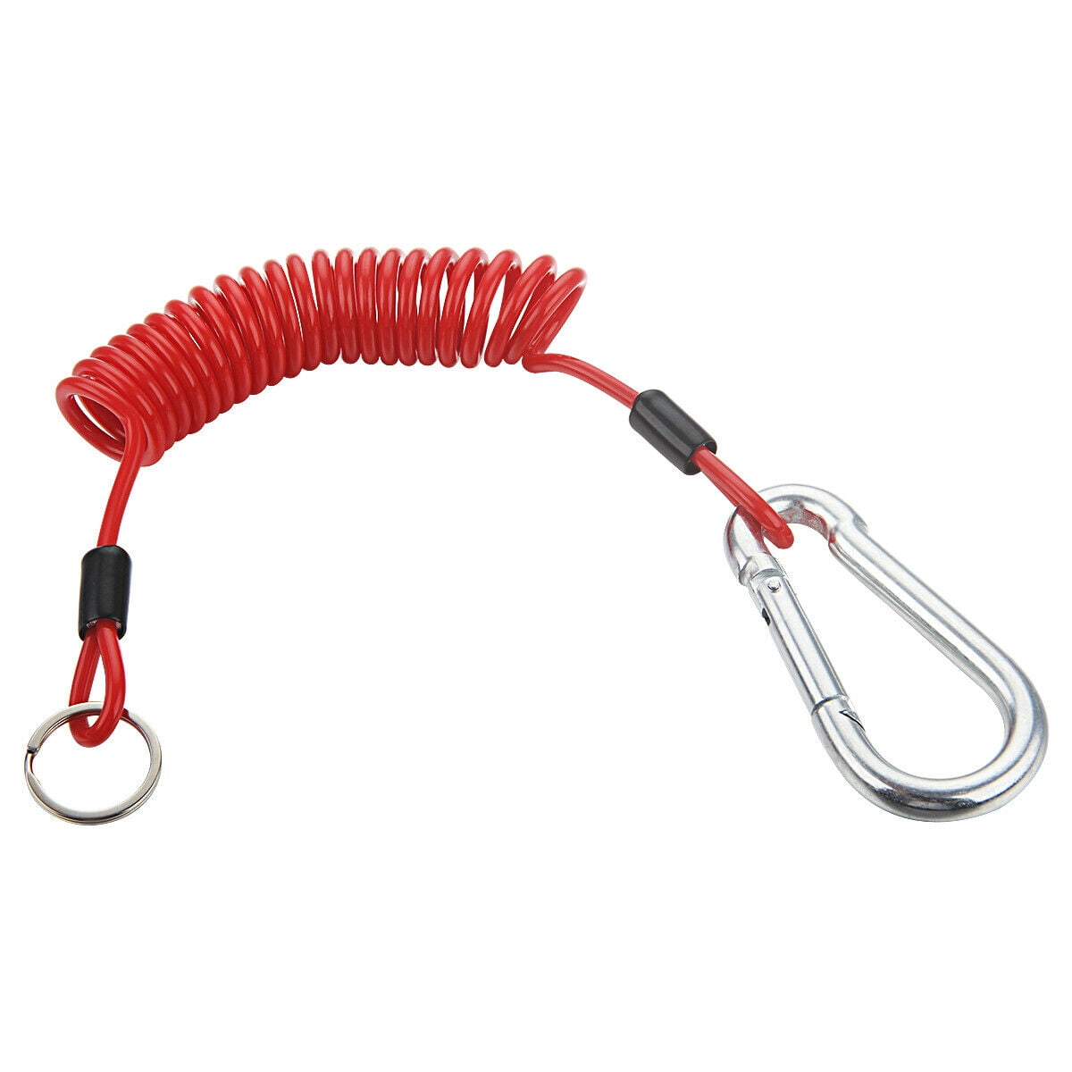 LCGP Trailer Breakaway Cable 6' Coiled Safety Cables for RV Emergency