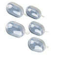 thumbnail image 2 of 5pcs Sponge Blender Storage Box Holder Blue Makeup Sponge Carrying Case Container for Stud Earrings, 2 of 14
