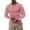 Pink, variant on Men's V-Neck Long Sleeve Shirts in Solid Color with Textured Dressy Sweater Blouse Design for Fall Fashion 2025, Loose Outfits and Casual Wear,Black,L