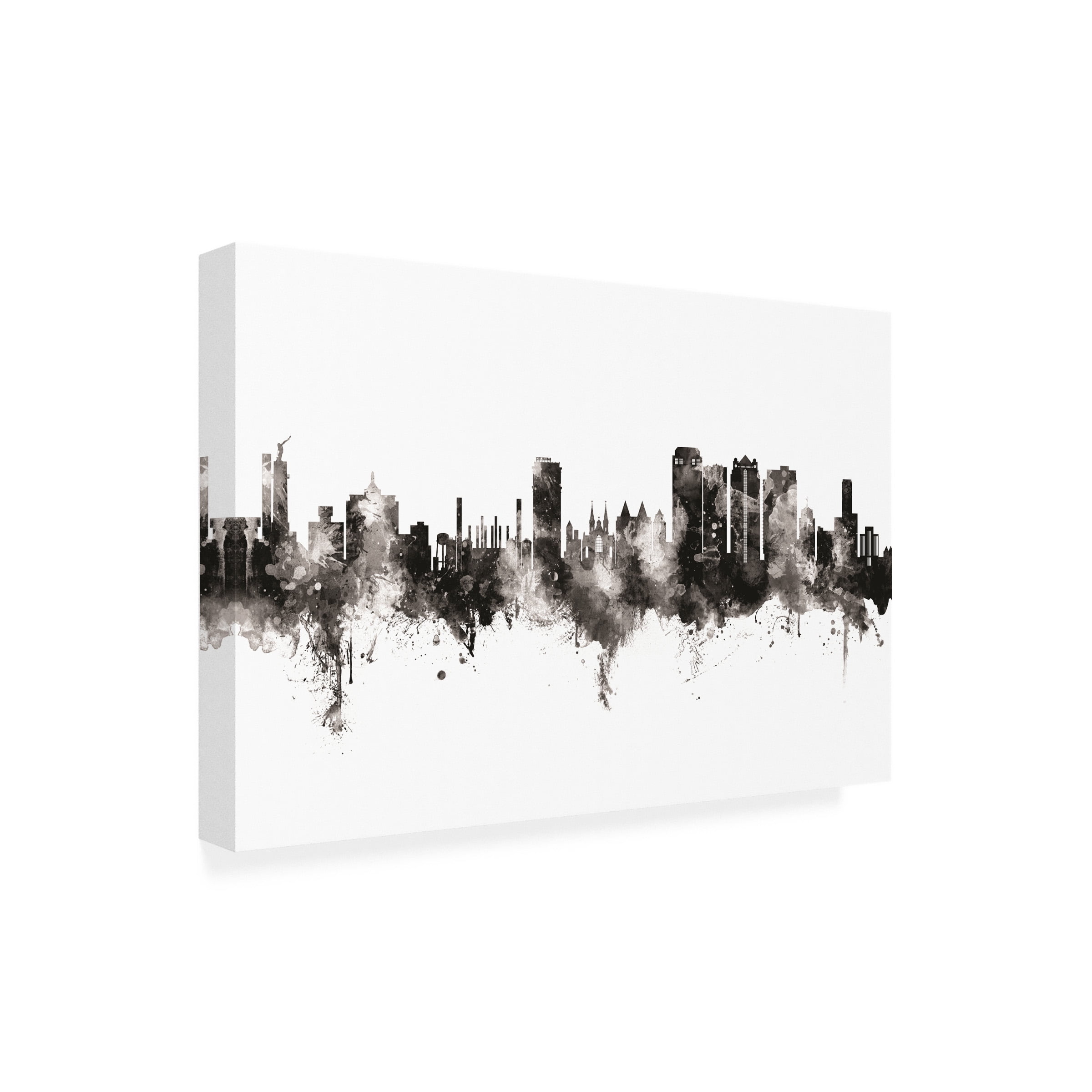 Michael Tompsett 'Birmingham Alabama Skyline' Canvas Art