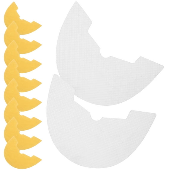 Hemoton 5 Pairs Shoe Heel Repair Heel Repair Kit for Shoes Boot Heel Replacement Rubber Heel Repair Pad