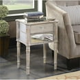 thumbnail image 1 of Convenience Concepts Gold Coast Peutfoire Table d'Extrémité en Bois Blanc Vieilli, 1 of 3