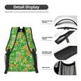 thumbnail image 4 of Yiaed St Patrick's Day6 Print School Backpack College Backpack Daypacks for Students High School Spacious and Durable Daypack for Work and Travel-One Size, 4 of 6