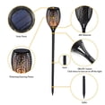 thumbnail image 3 of Lámpara solar decorativa con efecto llama, ideal para jardines, calles y exteriores, resistente al agua IP65, fácil instalación, 1 pieza., 3 of 6