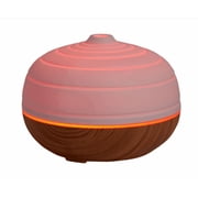 PartyLite BeBalanced Ultrasonic Essential Oil Diffuser Wood Grain LED Aromatherapy Diffuser