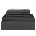 thumbnail image 4 of 6 Piece Bed Sheet Set 1800 Series Microfiber Comfort Deep Pocket Hotel Bedsheets, 4 of 12