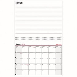 Office Depot Brand Monthly Desk Wall Calendar 8 1 2 X 11