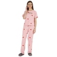 thumbnail image 5 of Inkmeso Womens Pajama Sets Soft Sleepwear Printed Sleep Top & Long Pajama 2 pc Pjs, 5 of 7