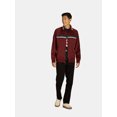 thumbnail image 3 of Athletic Works Men's and Big Men's Tricot Track Jacket, Sizes S-3XL, 3 of 5