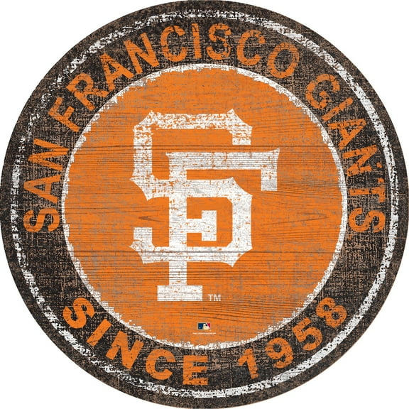 San Francisco Giants 24'' Round Heritage Logo Sign