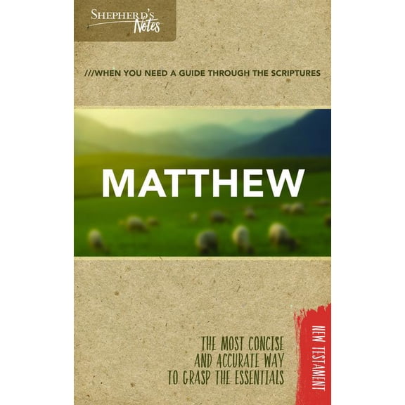Pre-Owned Shepherd's Notes: Shepherd's Notes: Matthew (Paperback)