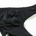 thumbnail image 3 of HUPOM Womens Underwear Cotton Cotton Boxers For Women Low waist Drop Waist Solid Briefs Black 2XL, 3 of 3