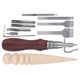 thumbnail image 2 of 1 juego de herramientas de cuero manuales Kit de herramientas de cuero hechas a mano DIY herramienta de costura manual Se, 2 of 6