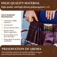 thumbnail image 3 of Clear Cigar Bags Plastic, 3 x 10 Inches. 1000 Pack Clear Plastic Cigar Bags with Zipper Closure. Durable 2 Mil Cigar Plastic Sleeve. Resealable Cigar Bag for Storing, Packing Cigars, 3 of 6