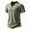 Khaki, variant on SwiftWear Men's Short Sleeve Henley Tee Casual Button Down Washed T-Shirts for Men Short Sleeve Quick Dry, Army Green-L