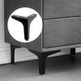 thumbnail image 3 of 4 Pieces Iron Furniture Legs Replacement Feet Metal Sofa Bed Leg Right Table Legs, 3 of 14