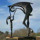 thumbnail image 1 of Escultura de caballo Ticfox Metal Negro Adorno, 1 of 14