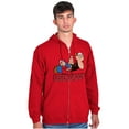 thumbnail image 4 of Popeye Cartoon Legendary Daddy Zip Hoodie Sweatshirt Men Brisco Brands M, 4 of 6