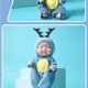 thumbnail image 3 of Muñeca durmiente Dibujos Animados Dormir Muñeca Llavero Accesorios Coche Juguete Regalos Decoración Alce Magideal Muñeca durmiente, 3 of 7
