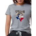 thumbnail image 1 of CafePress - Bull Skull Born Texas T Shirt - Womens Tri-blend T-Shirt, 1 of 1