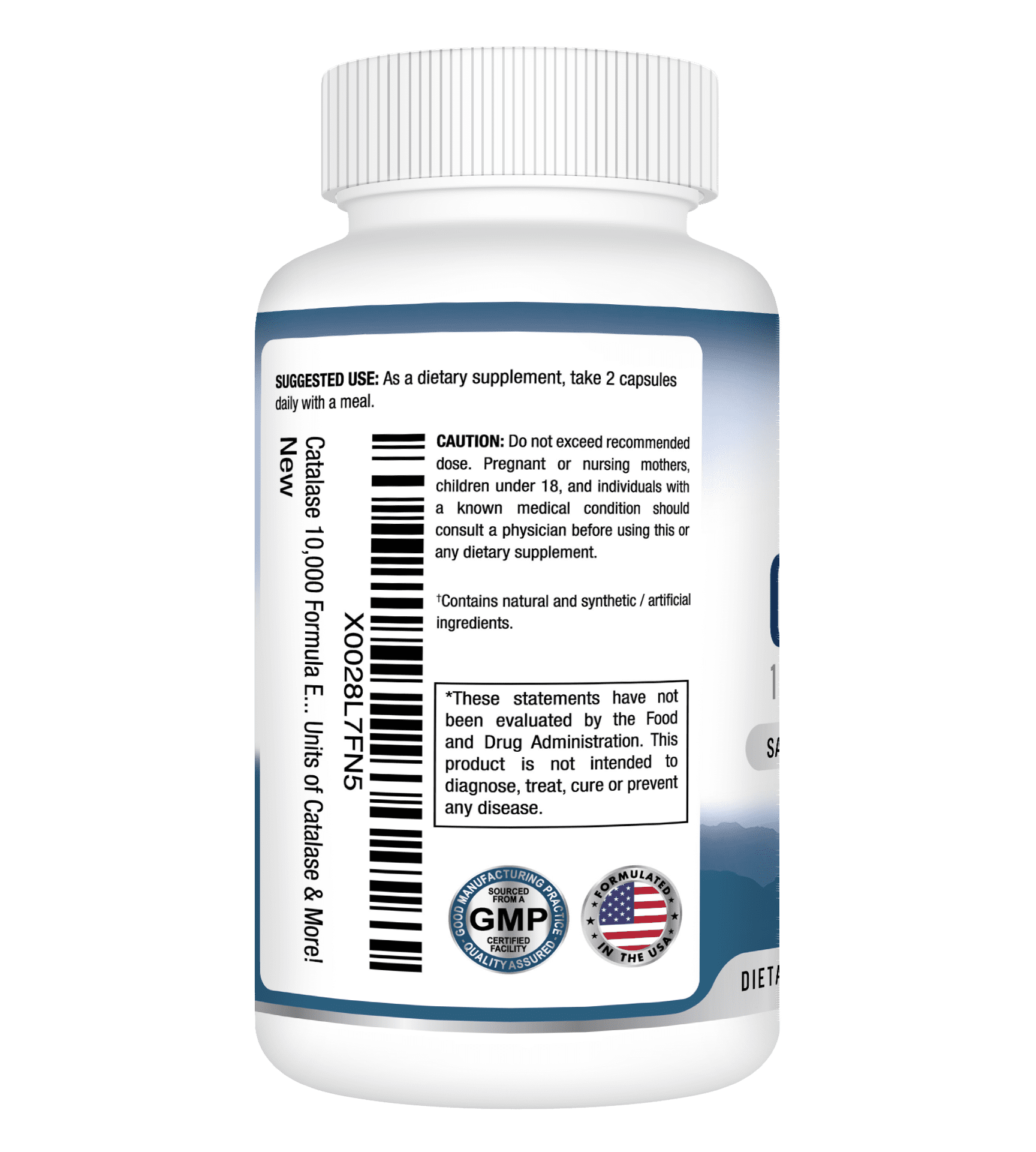 Best Earth Naturals, Catalase 10,000, Hair Supplement Capsules for Men & Women, 3 Pack