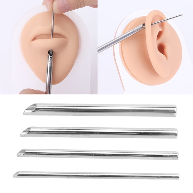 Tubos Receptores, 4 Piezas Herramienta De Sujeción De Tubos Receptores Versátil Confiable Para Oreja, Nariz, Labio Ombligo