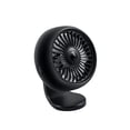 thumbnail image 1 of FrostHike USB Fan with Colorful LED Light Car Air Vent Mounted Multi-functional Silent Auto Cooler Cooling Fans For Vehicle Desk Dashboard Black, 1 of 5