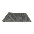 thumbnail image 2 of Ahgly Company Indoor Square Abstract Gray Modern Area Rugs, 7' Square, 2 of 4