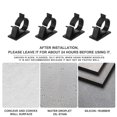 thumbnail image 4 of 30 PCS Black Cable Clips, Self-Adhesive Cable Organisers, 4 Adjustable Sticky Cable Tidy Clips Wire Management Cable Holder for Car, Homes, Under Desk, Offices, 4 of 5