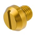 thumbnail image 1 of Unique Bargains Universal M10 Motorcycle Mirror Hole Plugs Screws Mirrors Caps Lock Offs Cover Caps Positive Gold Tone, 1 of 7