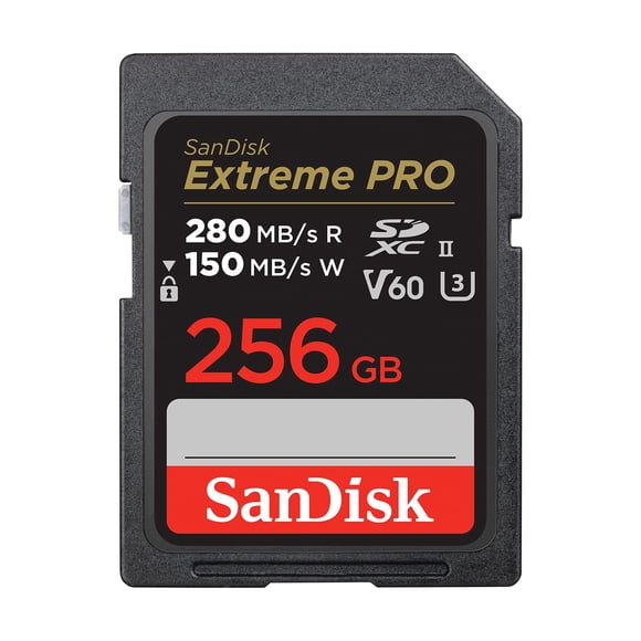 Tarjeta de memoria SanDisk Extreme PRO SDXC 256GB UHS-II V60