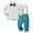Sky Blue, variant on Toddler Boy Clothes Suit Formal Dress Shirt Suspender Easter Outfit Baby Boy Toddler Clothes 18-24 Months