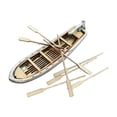 thumbnail image 1 of Modelo de Bote Salvavidas Pequeño Accesorio de Barco Rompecabezas de Madera Kit de Construcción Miniatura Proyecto Manual Adecuado para Regalo Infantil Paisajismo 5.15cmx1.5cm, 1 of 9