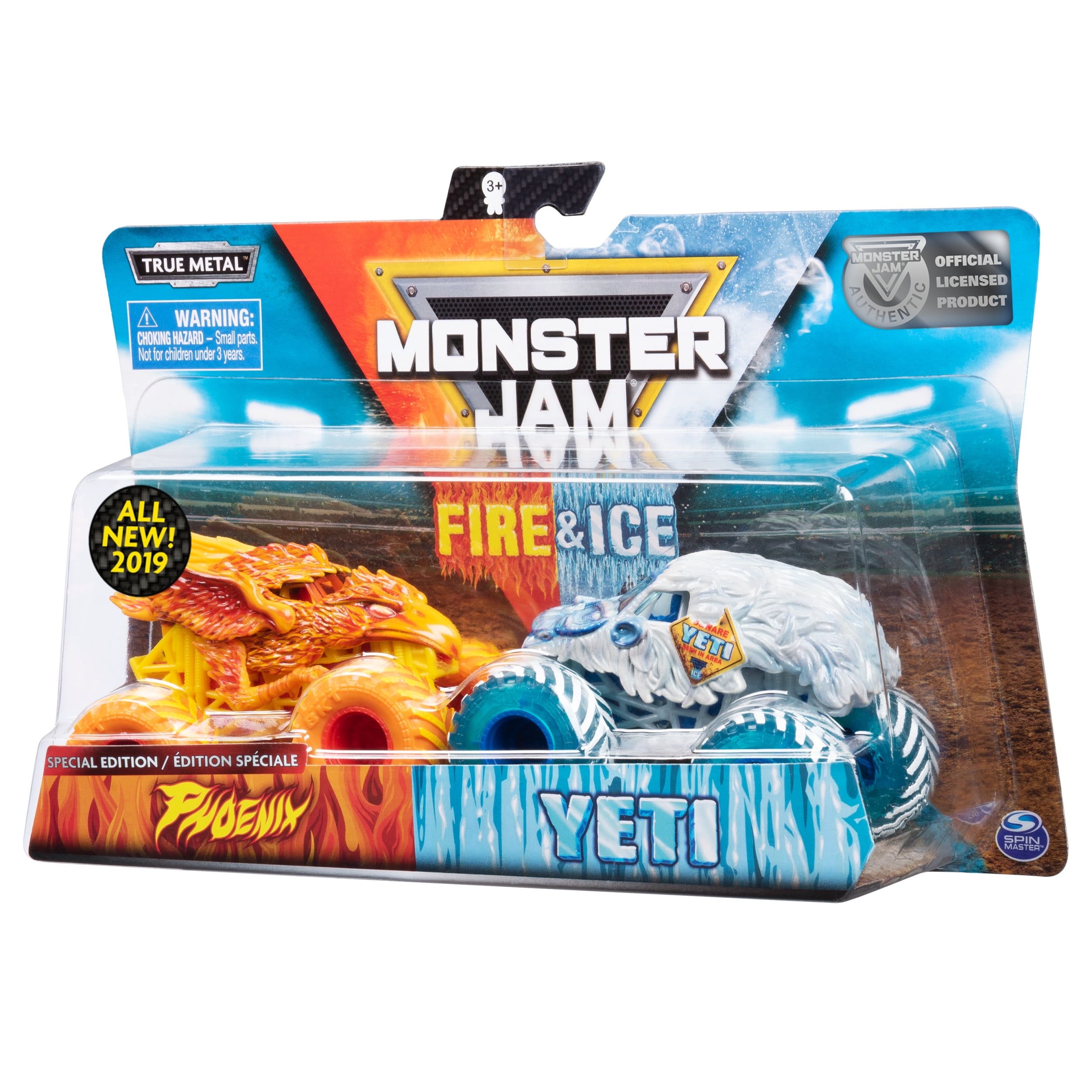 spin master monster jam fire and ice