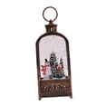 thumbnail image 4 of Lámpara de chimenea con forma de caja de música navideña, decorativa, colgante, de noche Muñeco de nieve, 4 of 9