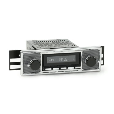 RetroRadio Compatible with 1973-80 Mercedes-Benz 450 Series Features Include Bluetooth, USB, AM/FM HBC-M2-308-509-40-80M