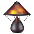 thumbnail image 2 of Cal Lighting Lampe de Table en Métal et Mica 14.75 Pouces en Brun Rouille, 2 of 3