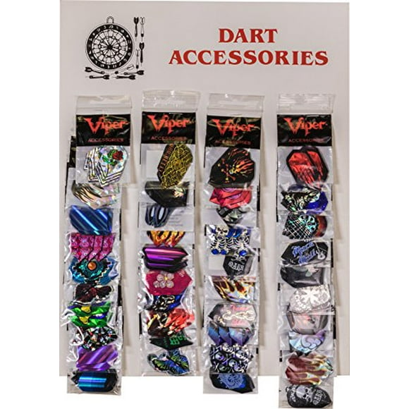 Viper 30-5199-01 Viper Accessory Card w/ 40 2-D Glitter Flights