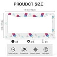 thumbnail image 3 of 2 Pcs Set Ice Cream License Plate Cover Summer Dessert Personalized License Plate Frame Aluminum Metal 2 Hole for Us Standard Vehicles, 3 of 6