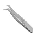 thumbnail image 3 of Stainless Steel Eyelash Grafting Tweezers Eyelash Extension Tweezers Accessory Silver, 3 of 5
