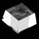 thumbnail image 4 of Base de exhibición de bola cuadrada transparente para decoración del hogar, esfera de cristal de 70-80 mm Estilo 1, 4 of 8
